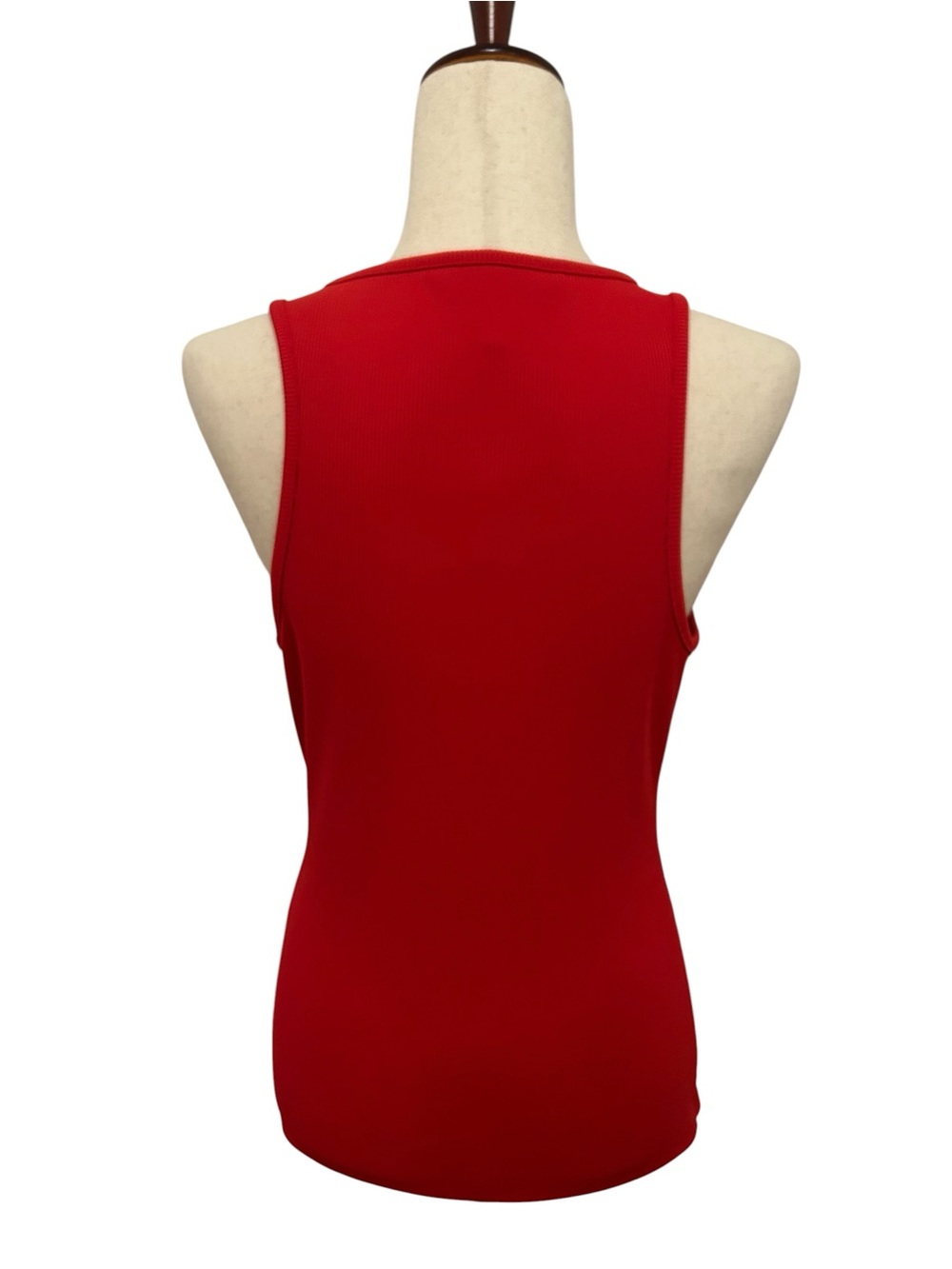 WHBM FORME Ribbed Stretch Tank Top Red Size L NWOT - Picture 4 of 8